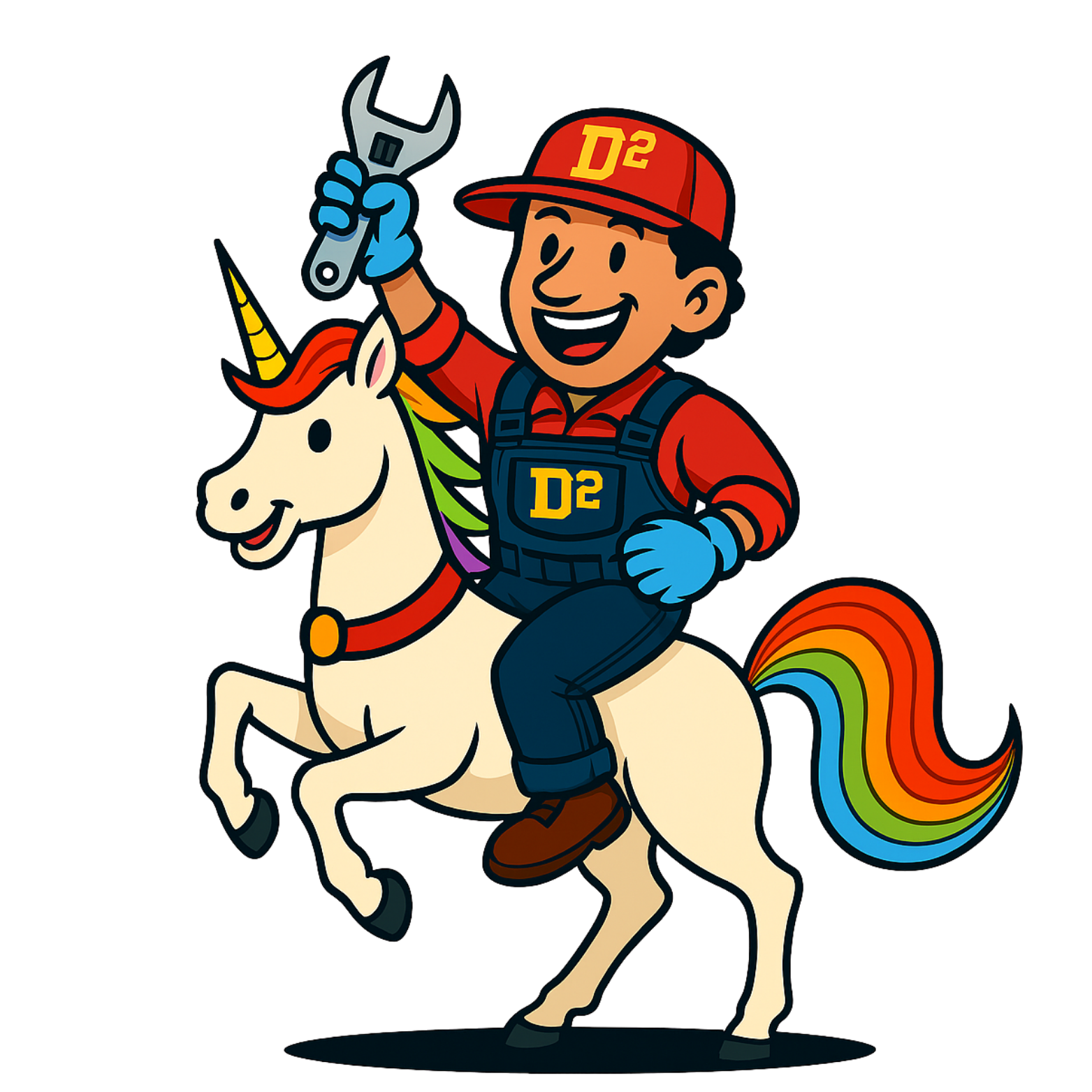 Dave, the Data Depot mascot and AI-powered team member